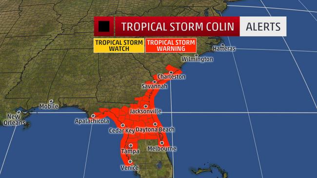 tropical storm colin