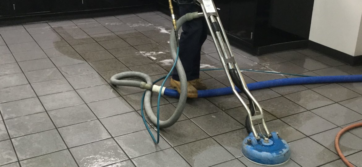 Industrial Floor Washing